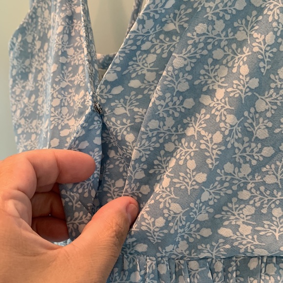 Near in Sleeveless fit flare dress tiered ruffle skirt and lattice back. - Picture 7 of 8